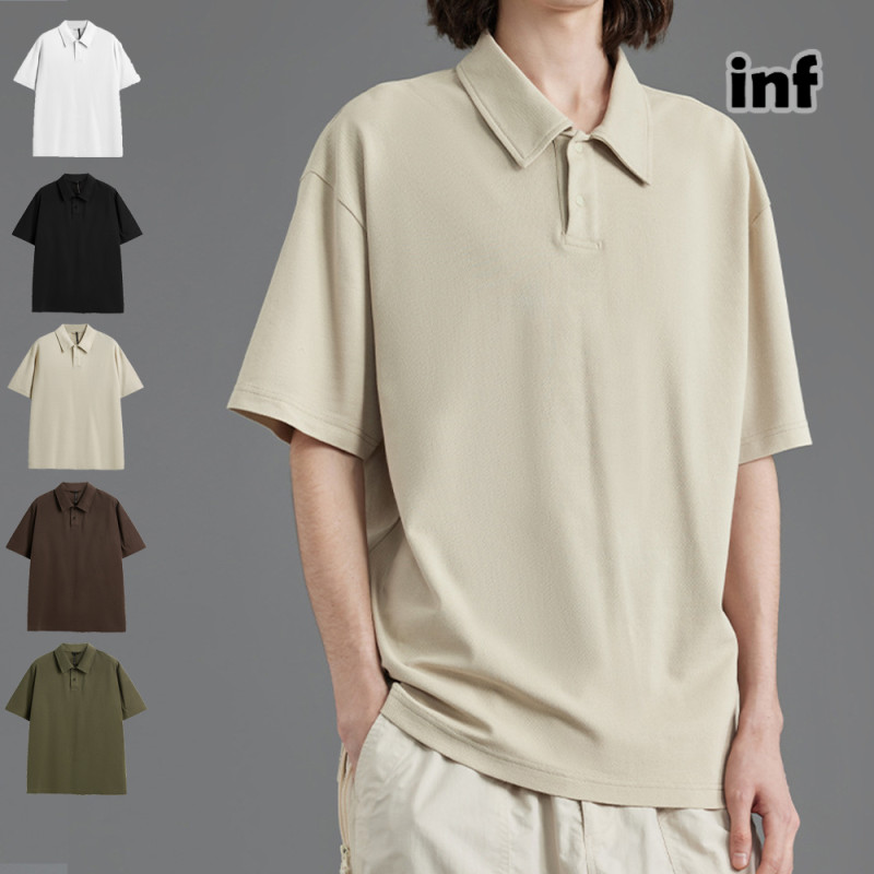 Men Women Cool Polo Shirt T-shirt Short Sleeve Pullover Tops Sweatshirt Unisex Tee Casual T-shirt