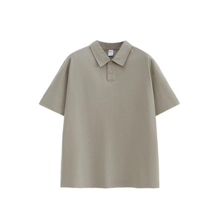 Men Women Cool Polo Shirt T-shirt Short Sleeve Pullover Tops Sweatshirt Unisex Tee Casual T-shirt