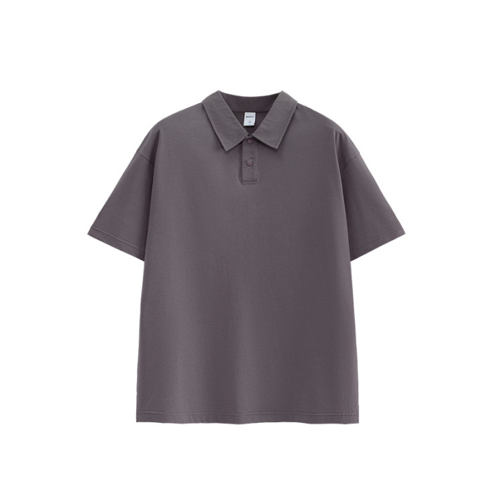 Men Women Cool Polo Shirt T-shirt Short Sleeve Pullover Tops Sweatshirt Unisex Tee Casual T-shirt