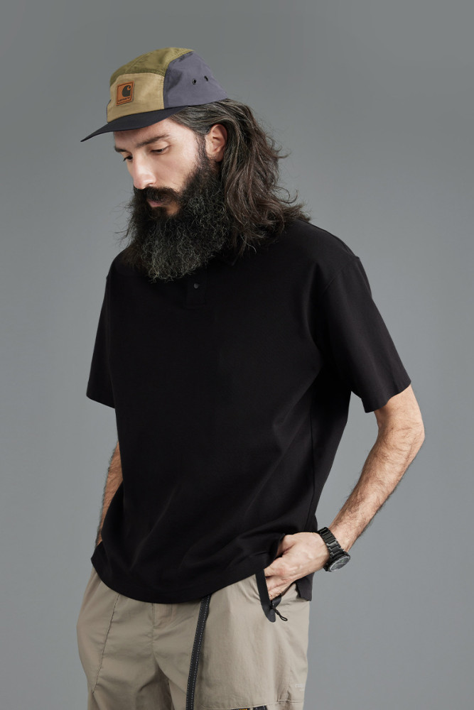 Men Women Cool Polo Shirt T-shirt Short Sleeve Pullover Tops Sweatshirt Unisex Tee Casual T-shirt