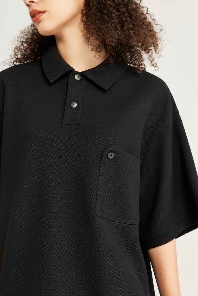 Men Women Cool Polo Shirt T-shirt Short Sleeve Pullover Tops Sweatshirt Unisex Tee Casual T-shirt