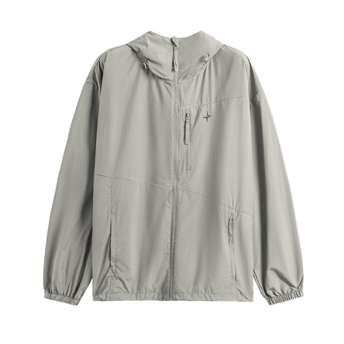 Men Women Cool Lightweight Sunscreen Clothing Cycling Suit Outdoor Jacket Sports Hood Casual Jacket