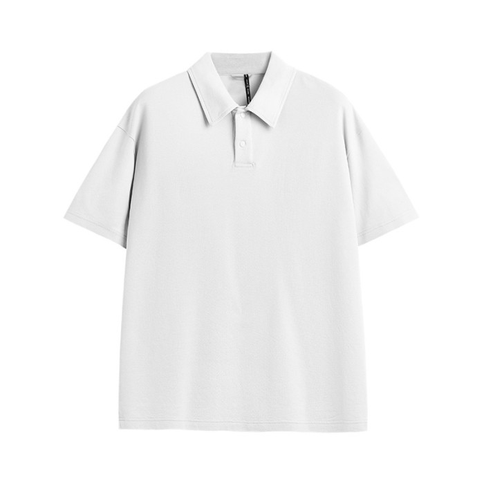 Men Women Cool Polo Shirt T-shirt Short Sleeve Pullover Tops Sweatshirt Unisex Tee Casual T-shirt