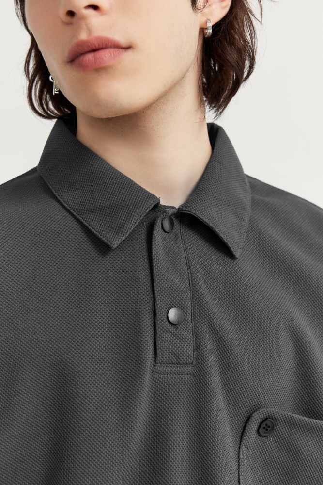 Men Women Cool Polo Shirt T-shirt Short Sleeve Pullover Tops Sweatshirt Unisex Tee Casual T-shirt