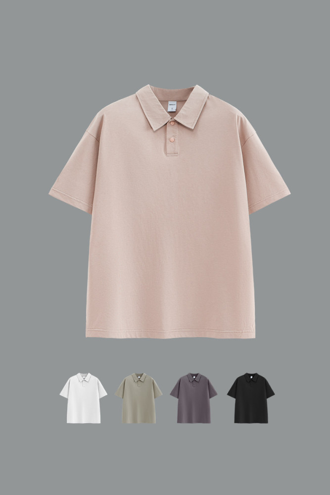 Men Women Cool Polo Shirt T-shirt Short Sleeve Pullover Tops Sweatshirt Unisex Tee Casual T-shirt