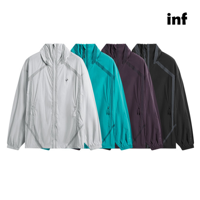 Men Women Cool Lightweight Sunscreen Clothing Cycling Suit Outdoor Jacket Sports Hood Casual Jacket