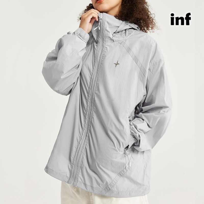 Men Women Cool Lightweight Sunscreen Clothing Cycling Suit Outdoor Jacket Sports Hood Casual Jacket