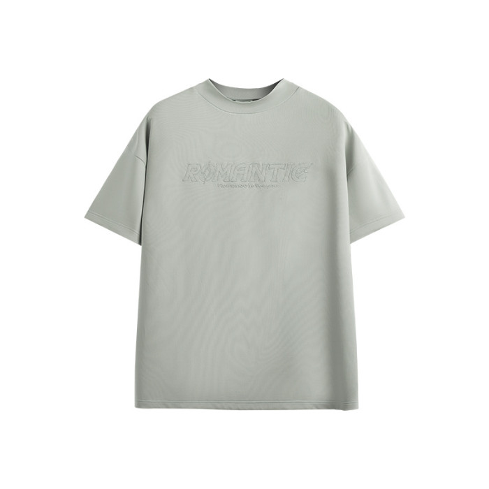 Men Women Jacquard T-shirt T-shirt Short Sleeve Pullover Tops Sweatshirt Unisex Tee Casual T-shirt