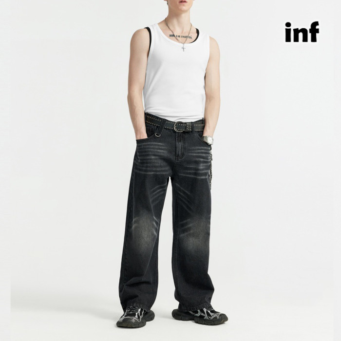 Men Women Flocking Flying Shoulder Vest T-shirt Short Sleeve Pullover Tops Sweatshirt Unisex Tee Casual T-shirt