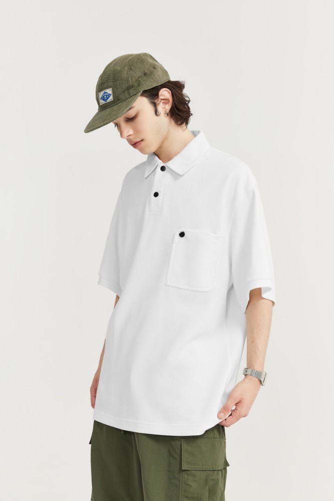 Men Women Cool Polo Shirt T-shirt Short Sleeve Pullover Tops Sweatshirt Unisex Tee Casual T-shirt