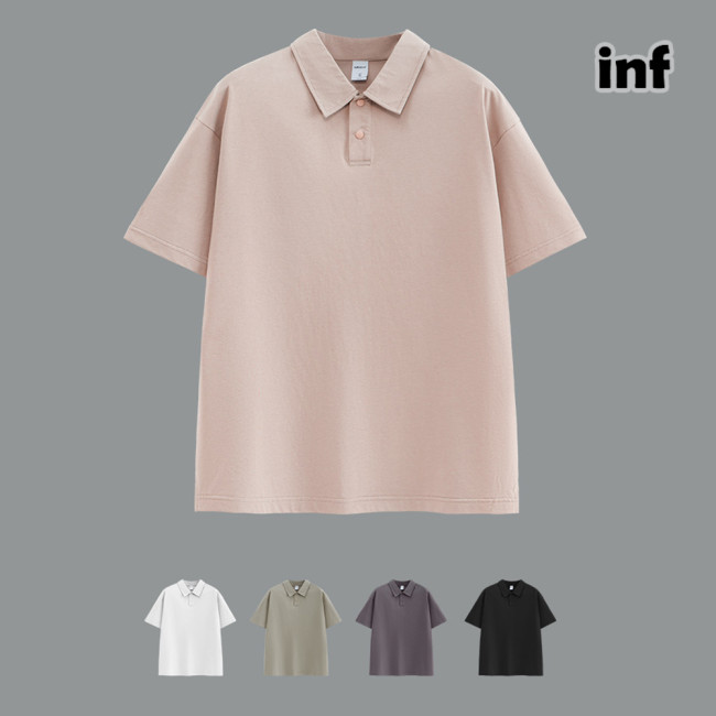 Men Women Cool Polo Shirt T-shirt Short Sleeve Pullover Tops Sweatshirt Unisex Tee Casual T-shirt