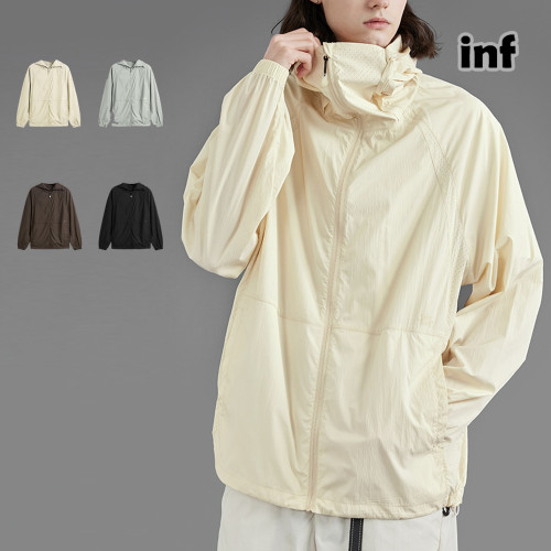 Men Women Cool Lightweight Sunscreen Clothing Cycling Suit Outdoor Jacket Sports Hood Casual Jacket