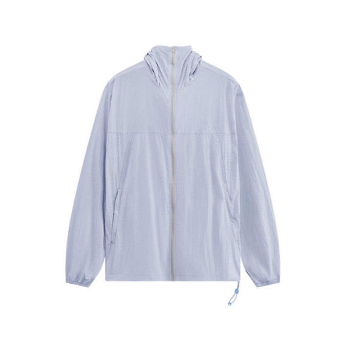 Men Women Cool Lightweight Sunscreen Clothing Cycling Suit Outdoor Jacket Sports Hood Casual Jacket