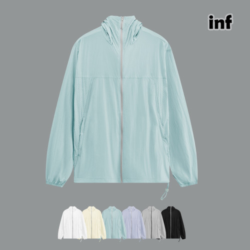 Men Women Cool Lightweight Sunscreen Clothing Cycling Suit Outdoor Jacket Sports Hood Casual Jacket