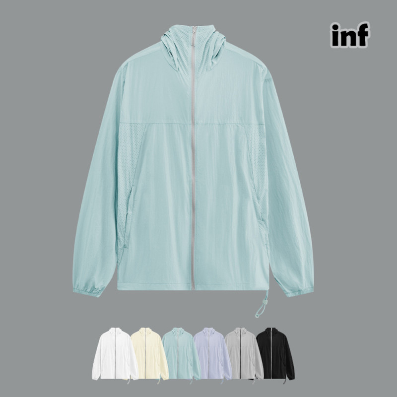 Men Women Cool Lightweight Sunscreen Clothing Cycling Suit Outdoor Jacket Sports Hood Casual Jacket