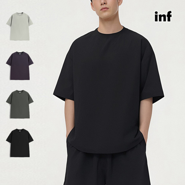 Men Women Hygroscopic Sweat Releasing T-shirt Short Sleeve Pullover Tops Sweatshirt Unisex Tee Casual T-shirt