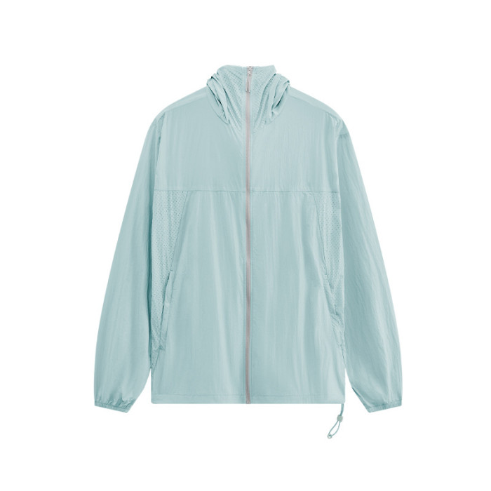 Men Women Cool Lightweight Sunscreen Clothing Cycling Suit Outdoor Jacket Sports Hood Casual Jacket