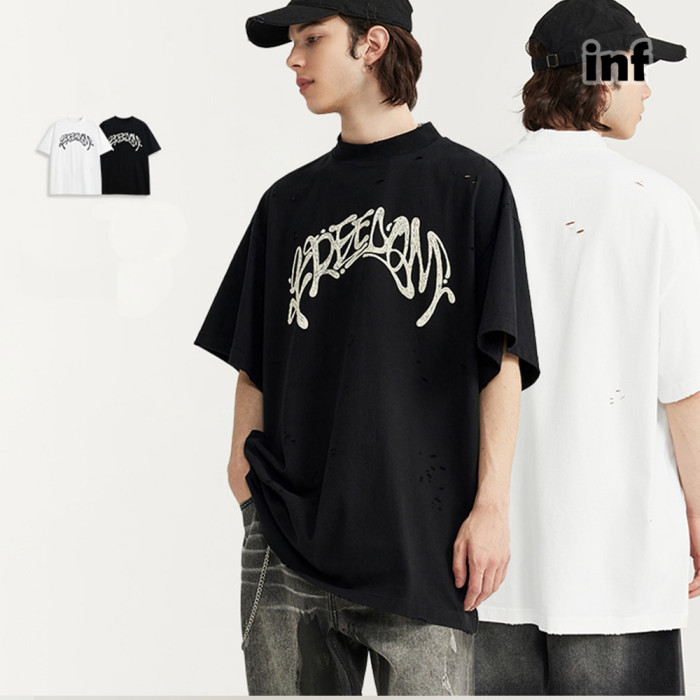 Men Women T-shirt Short Sleeve Pullover Tops Sweatshirt Unisex Tee Casual T-shirt