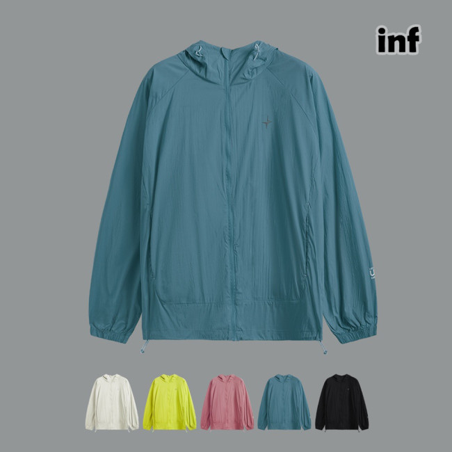 Men Women Cool Lightweight Sunscreen Clothing Cycling Suit Outdoor Jacket Sports Hood Casual Jacket