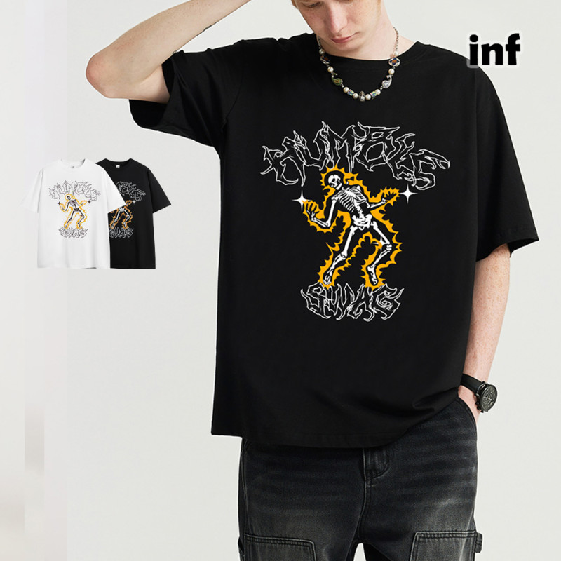 Men Women T-shirt Short Sleeve Pullover Tops Sweatshirt Unisex Tee Casual T-shirt