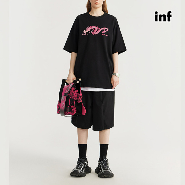 Men Women Night Glow  Printing T-shirt Short Sleeve Pullover Tops Sweatshirt Unisex Tee Casual T-shirt