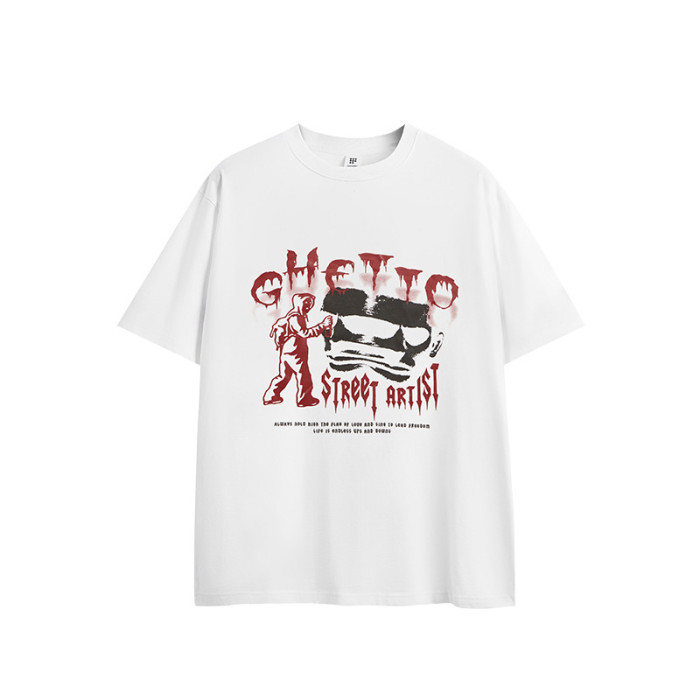 Men Women T-shirt Short Sleeve Pullover Tops Sweatshirt Unisex Tee Casual T-shirt