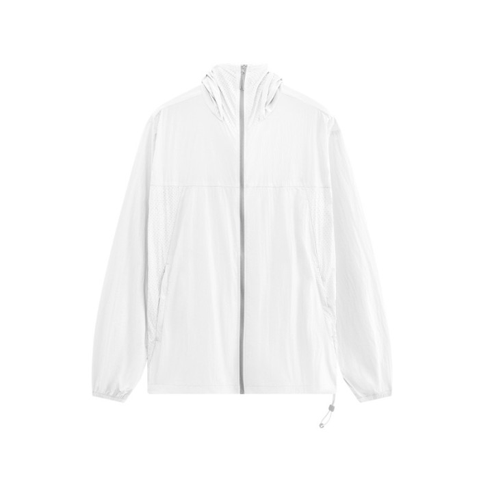 Men Women Cool Lightweight Sunscreen Clothing Cycling Suit Outdoor Jacket Sports Hood Casual Jacket