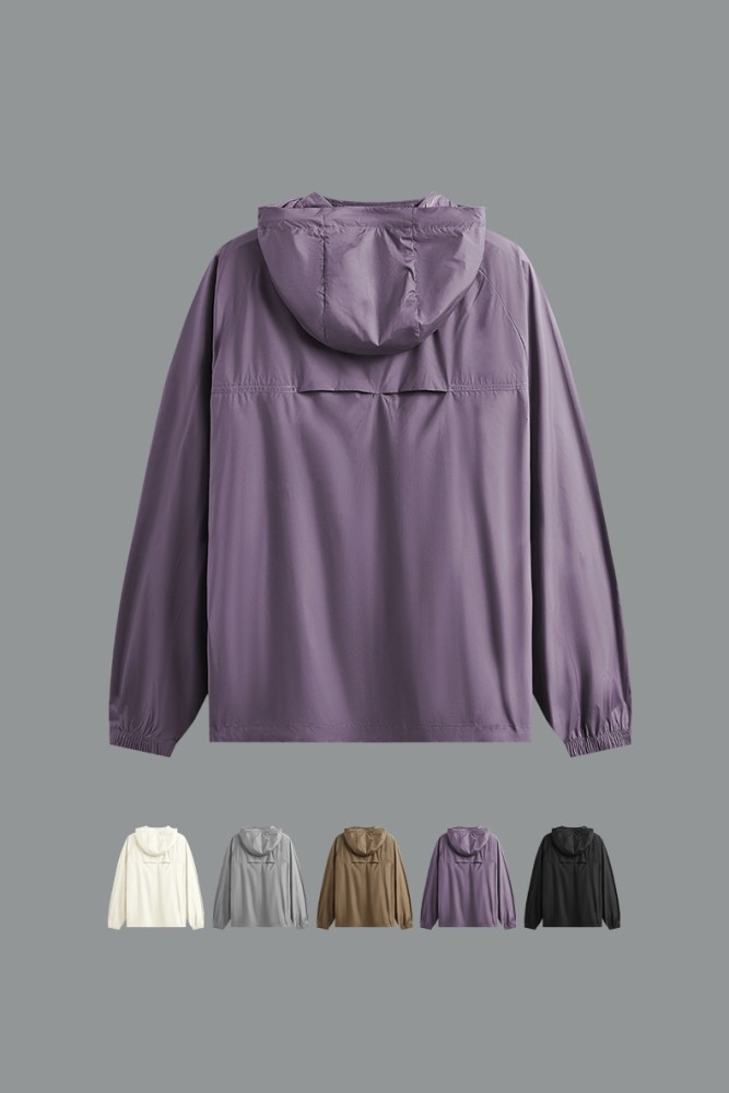 Men Women Cool Lightweight Sunscreen Clothing Cycling Suit Outdoor Jacket Sports Hood Casual Jacket