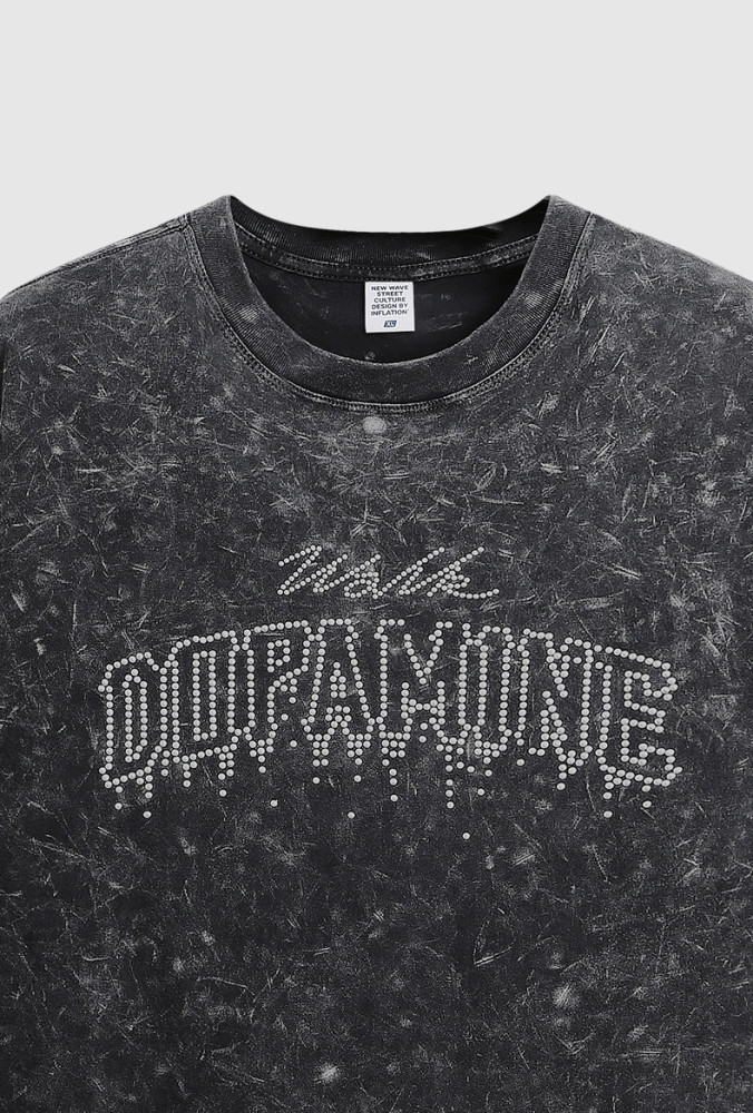 Men Women Washed T-shirt Short Sleeve Pullover Tops Sweatshirt Unisex Tee Casual T-shirt