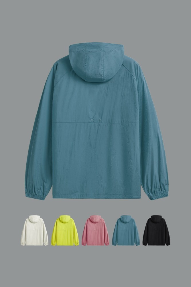 Men Women Cool Lightweight Sunscreen Clothing Cycling Suit Outdoor Jacket Sports Hood Casual Jacket