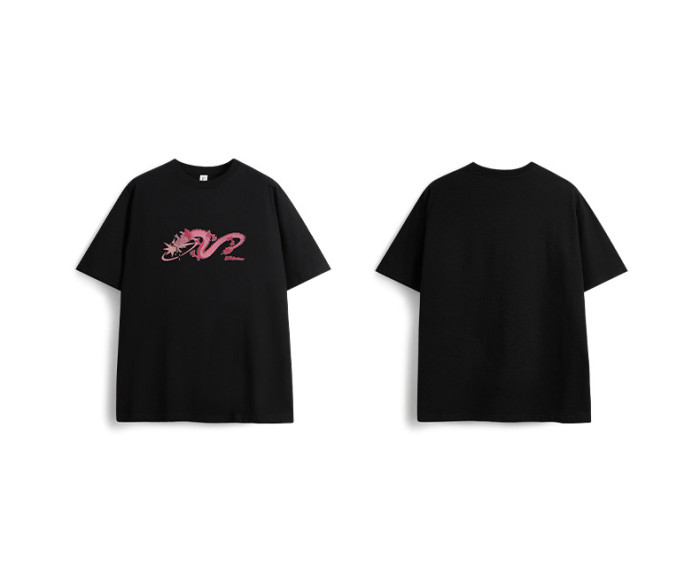 Men Women Night Glow  Printing T-shirt Short Sleeve Pullover Tops Sweatshirt Unisex Tee Casual T-shirt