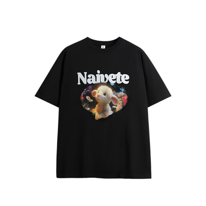 Men Women T-shirt Short Sleeve Pullover Tops Sweatshirt Unisex Tee Casual T-shirt