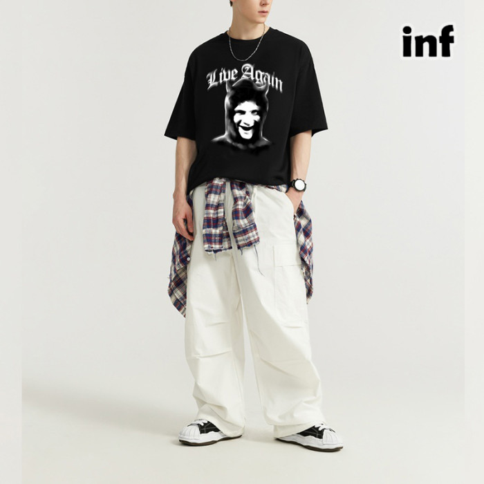 Men Women T-shirt Short Sleeve Pullover Tops Sweatshirt Unisex Tee Casual T-shirt