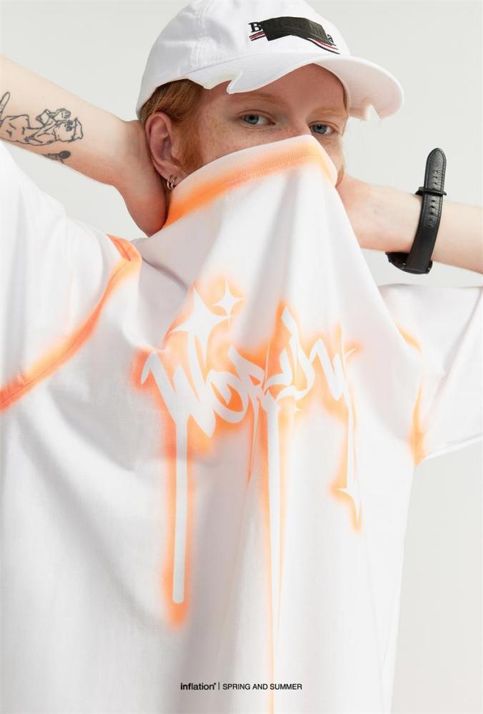 Men Women T-shirt Short Sleeve Pullover Tops Sweatshirt Unisex Tee Casual T-shirt