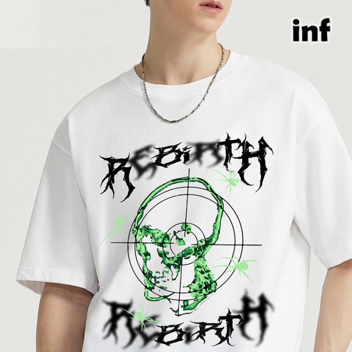 Men Women T-shirt Short Sleeve Pullover Tops Sweatshirt Unisex Tee Casual T-shirt