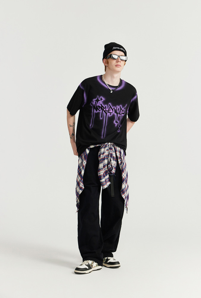 Men Women T-shirt Short Sleeve Pullover Tops Sweatshirt Unisex Tee Casual T-shirt