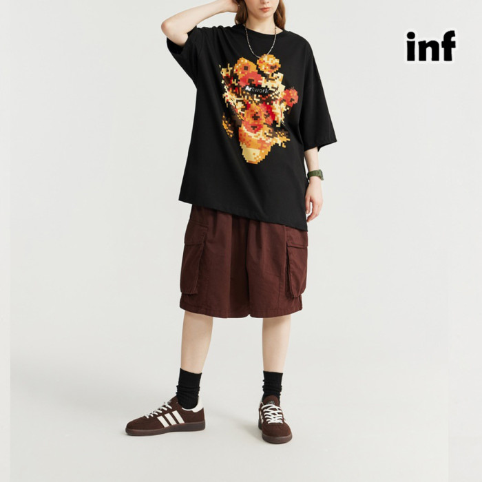 Men Women T-shirt Short Sleeve Pullover Tops Sweatshirt Unisex Tee Casual T-shirt