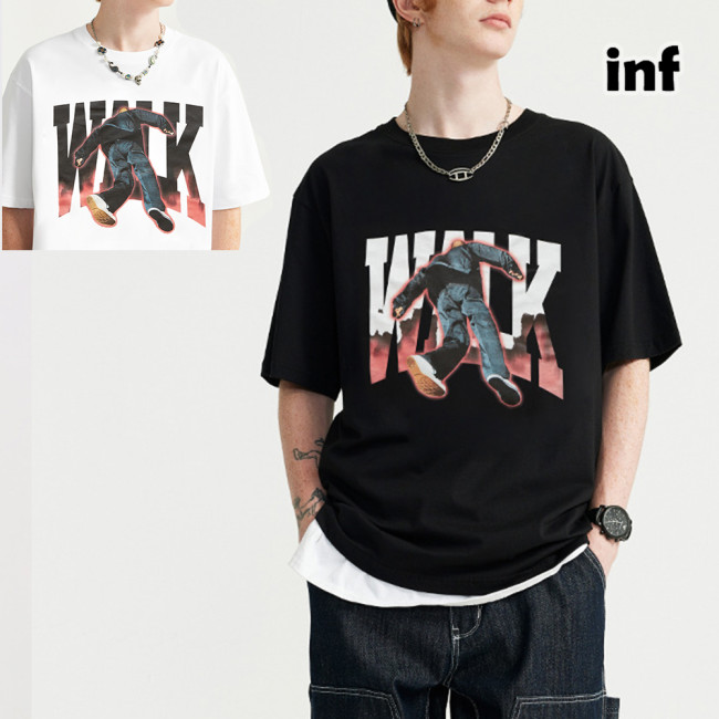 Men Women T-shirt Short Sleeve Pullover Tops Sweatshirt Unisex Tee Casual T-shirt