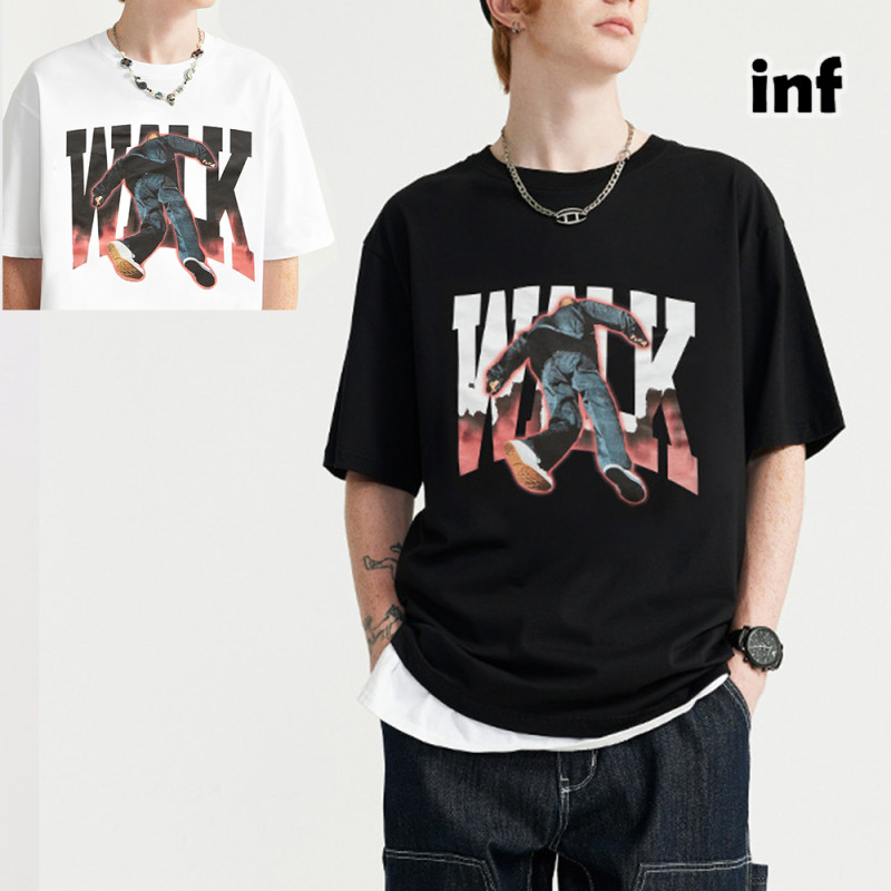 Men Women T-shirt Short Sleeve Pullover Tops Sweatshirt Unisex Tee Casual T-shirt