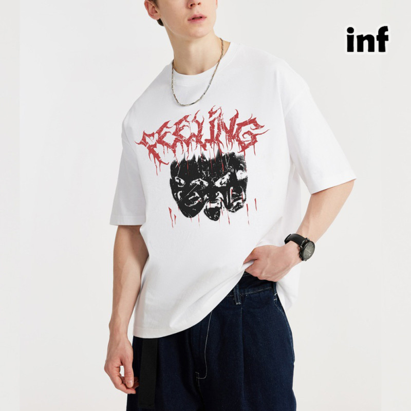 Men Women T-shirt Short Sleeve Pullover Tops Sweatshirt Unisex Tee Casual T-shirt