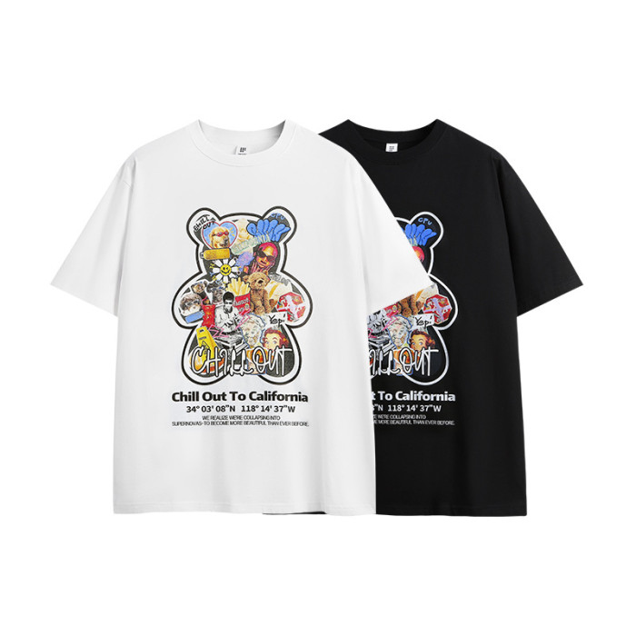 Men Women T-shirt Short Sleeve Pullover Tops Sweatshirt Unisex Tee Casual T-shirt