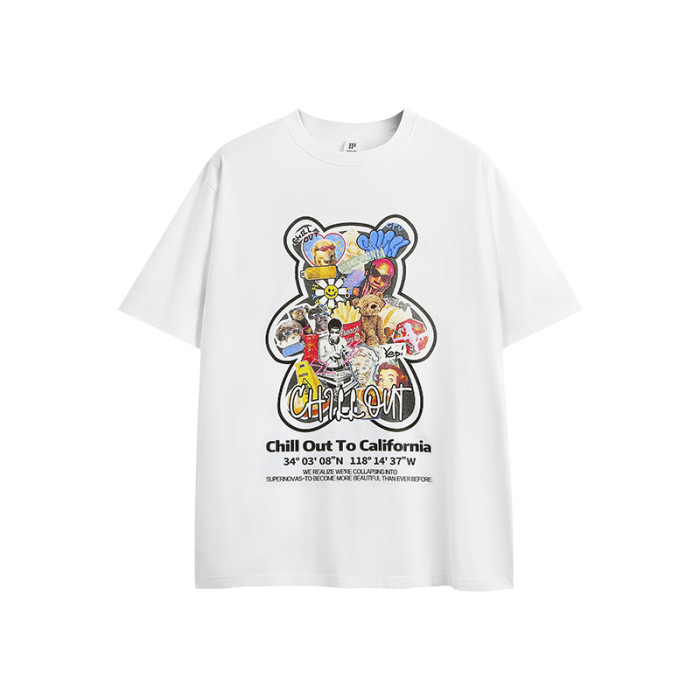 Men Women T-shirt Short Sleeve Pullover Tops Sweatshirt Unisex Tee Casual T-shirt