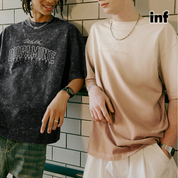 Men Women Printing Gradient T-shirt Short Sleeve Pullover Tops Sweatshirt Unisex Tee Casual T-shirt