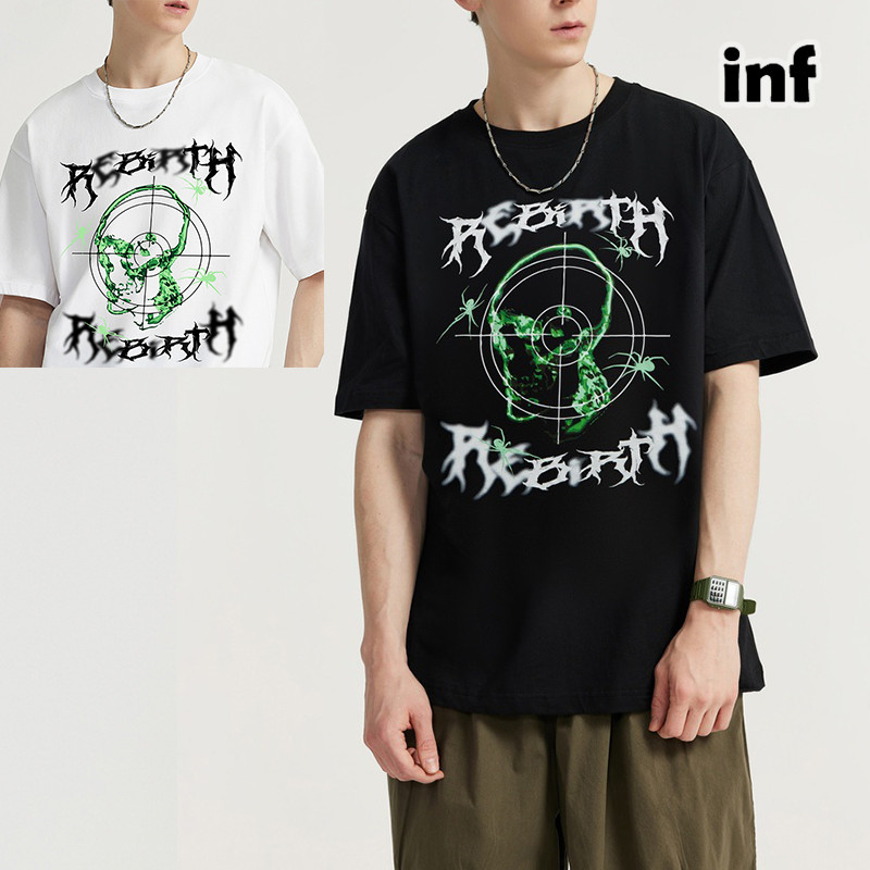 Men Women T-shirt Short Sleeve Pullover Tops Sweatshirt Unisex Tee Casual T-shirt