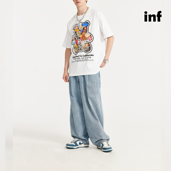 Men Women T-shirt Short Sleeve Pullover Tops Sweatshirt Unisex Tee Casual T-shirt