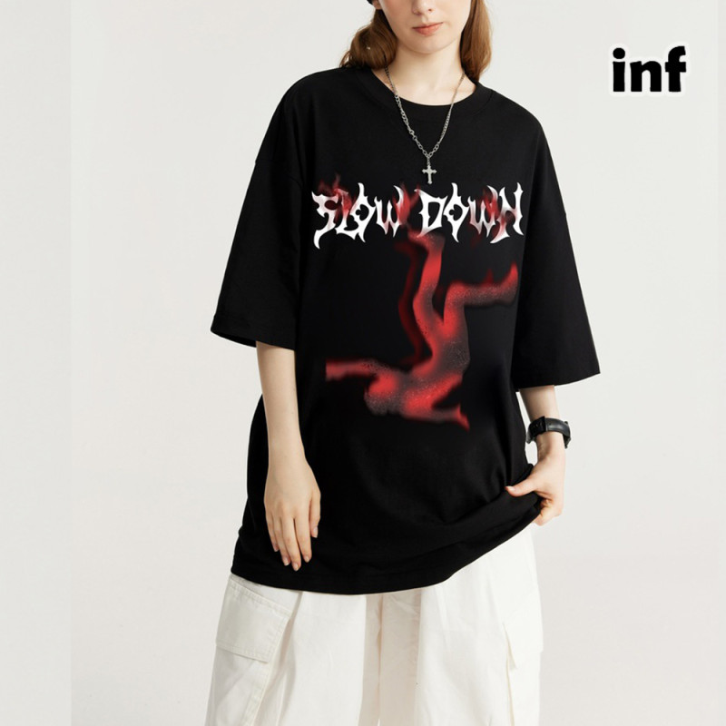 Men Women T-shirt Short Sleeve Pullover Tops Sweatshirt Unisex Tee Casual T-shirt