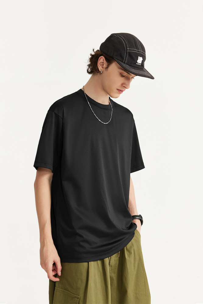 Men Women Dacron T-shirt Short Sleeve Pullover Tops Sweatshirt Unisex Tee Casual T-shirt