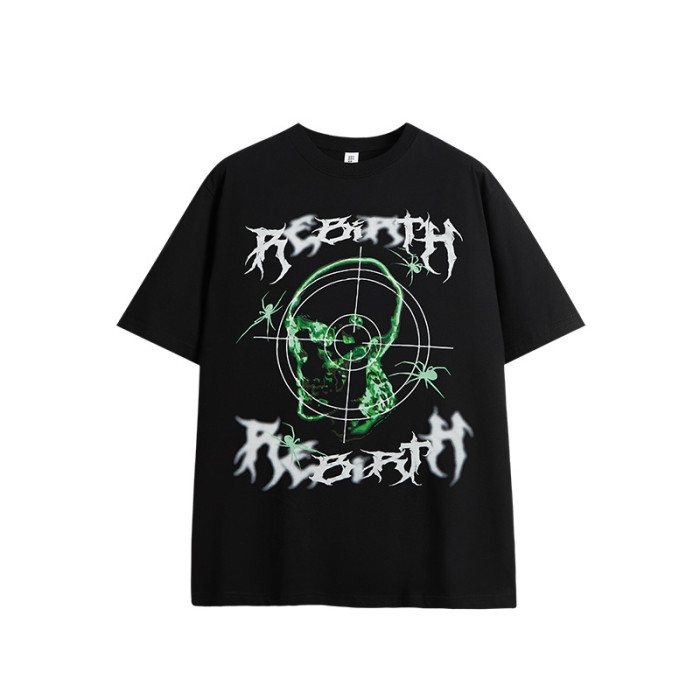 Men Women T-shirt Short Sleeve Pullover Tops Sweatshirt Unisex Tee Casual T-shirt