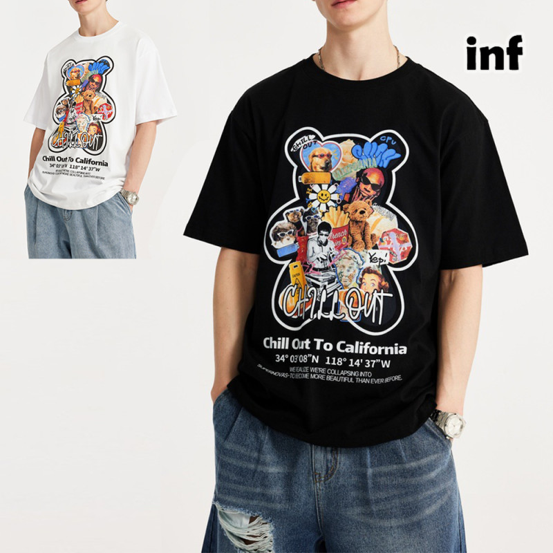 Men Women T-shirt Short Sleeve Pullover Tops Sweatshirt Unisex Tee Casual T-shirt