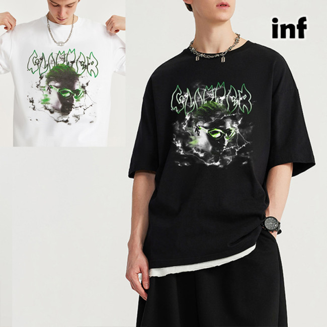 Men Women T-shirt Short Sleeve Pullover Tops Sweatshirt Unisex Tee Casual T-shirt